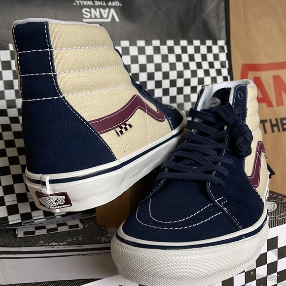 Vans Skate Sk8-Hi Dress Blues/Turtle Dove Men’s sneakers - Picture 10 of 16